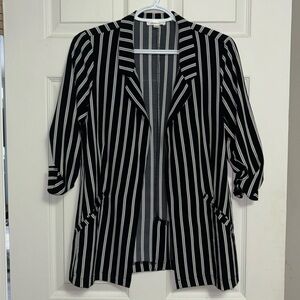 Garage Women’s Striped Blazer. XS.